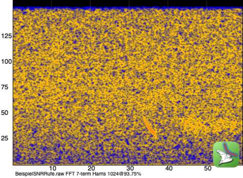 Beispielruf mit schlechtem SNR